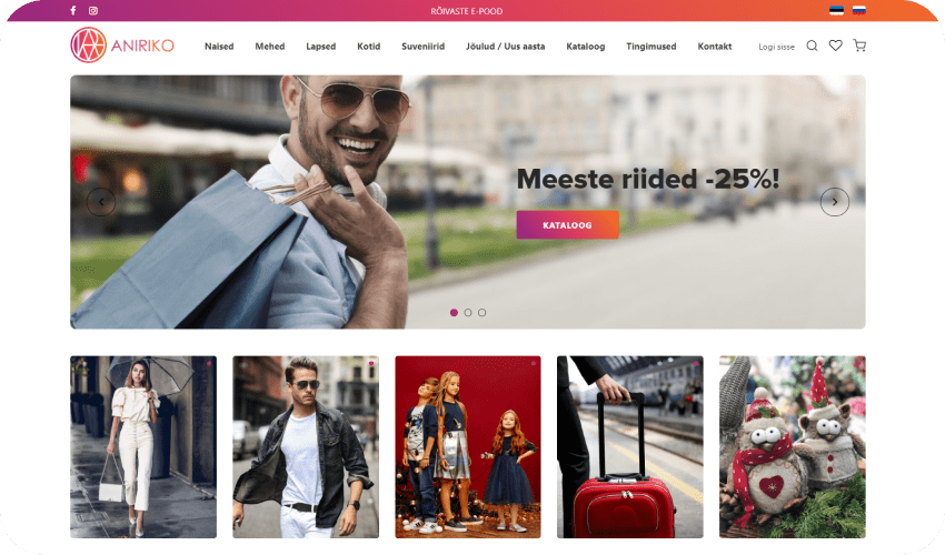 Интернет магазин Aniriko aniriko.ee