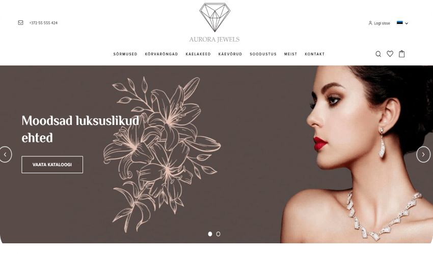 Ювелирный магазин Aurorajewels aurorajewels.ee