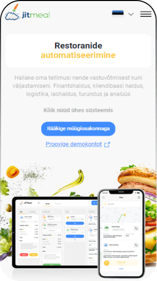 Сайт для системы JITMeal jitmeal.com