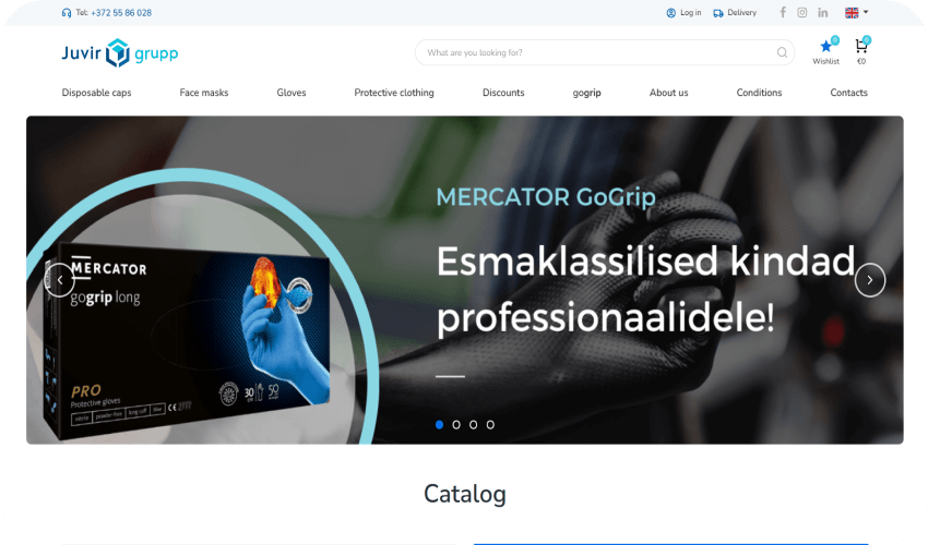 Интернет магазин Juvirgrupp juvirgrupp.ee