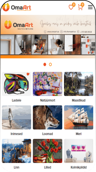 Интернет магазин Omaart omaart.ee