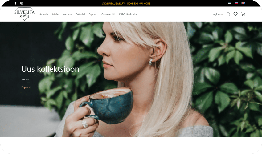Ювелирный магазин Silverita silverita.ee