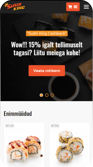 Доставка суши Sushiking sushiking.ee